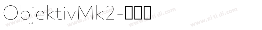 ObjektivMk2字体转换