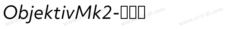 ObjektivMk2字体转换