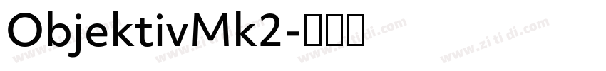 ObjektivMk2字体转换