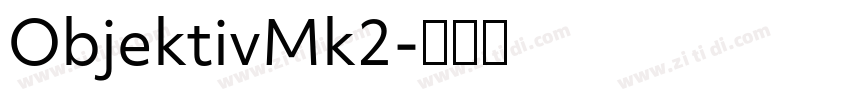 ObjektivMk2字体转换