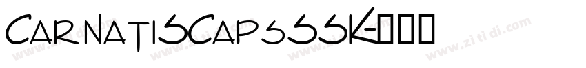 CarnatiSCapsSSK字体转换