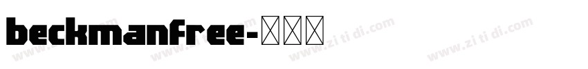 beckmanfree字体转换