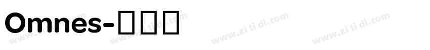 Omnes字体转换