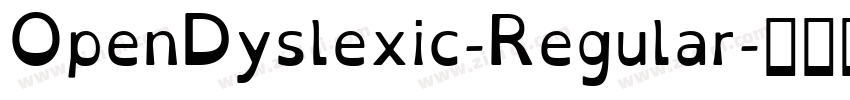 OpenDyslexic-Regular字体转换