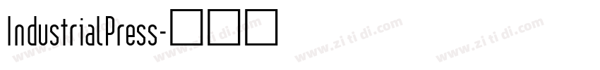 IndustrialPress字体转换