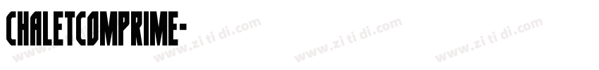 chaletcomprime字体转换