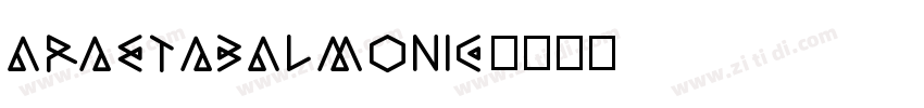 AraEtabAlMonie字体转换