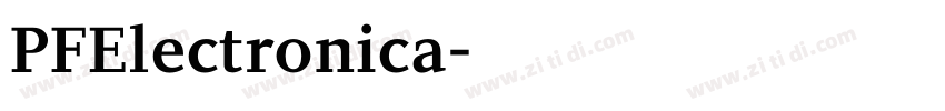 PFElectronica字体转换