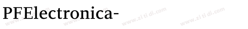 PFElectronica字体转换