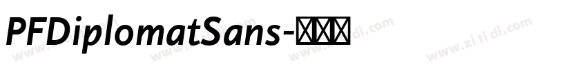 PFDiplomatSans字体转换