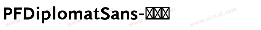 PFDiplomatSans字体转换