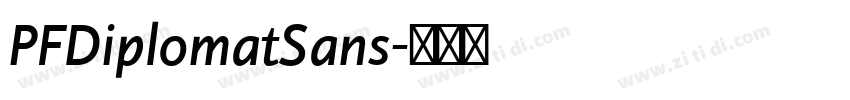 PFDiplomatSans字体转换