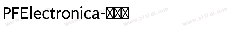 PFElectronica字体转换