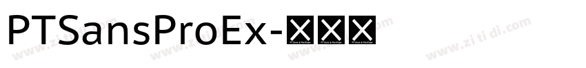 PTSansProEx字体转换