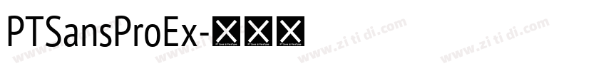 PTSansProEx字体转换
