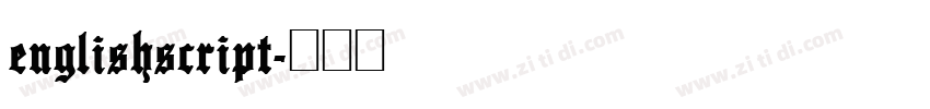 englishscript字体转换