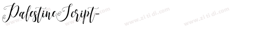 PalestineScript字体转换