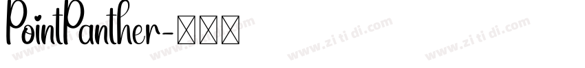 PointPanther字体转换