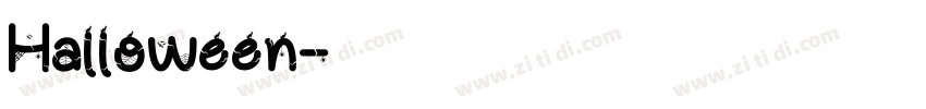 Halloween字体转换