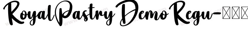 RoyalPastryDemoRegu字体转换