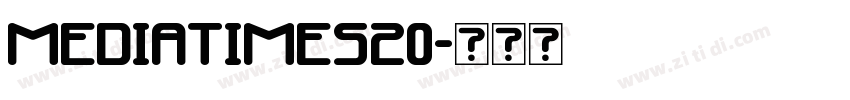 MediaTimes20字体转换