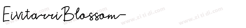 EivitarriBlossom字体转换