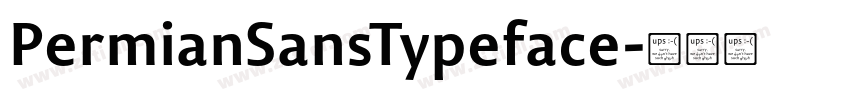 PermianSansTypeface字体转换