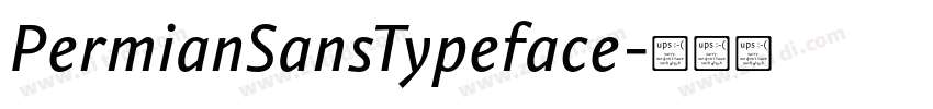 PermianSansTypeface字体转换