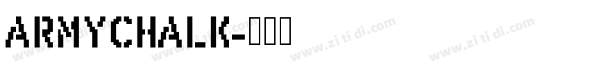 ArmyChalk字体转换