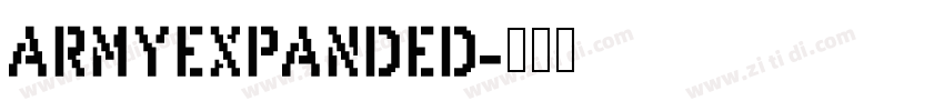 ArmyExpanded字体转换