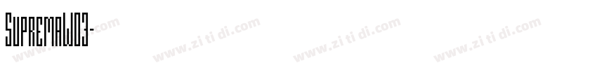 SupremaW03字体转换