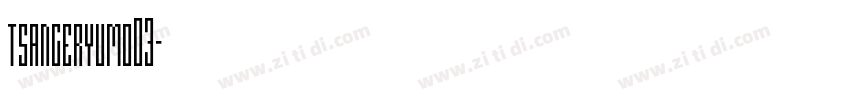tsangeryumo03字体转换