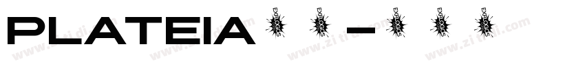 PLATEIA常规字体转换