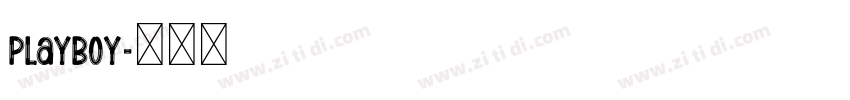 playboy字体转换