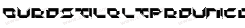 BurostileLTProUnico字体转换