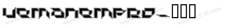 VemanemPro字体转换