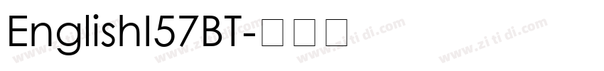 English157BT字体转换