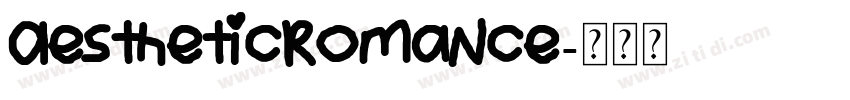 AestheticRomance字体转换