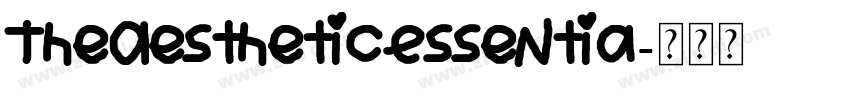 TheAestheticEssentia字体转换