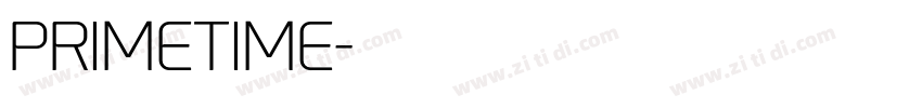 PRIMETIME字体转换