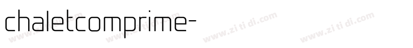chaletcomprime字体转换