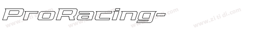 ProRacing字体转换