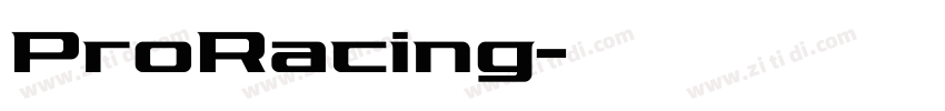 ProRacing字体转换