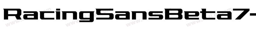 RacingSansBeta7字体转换