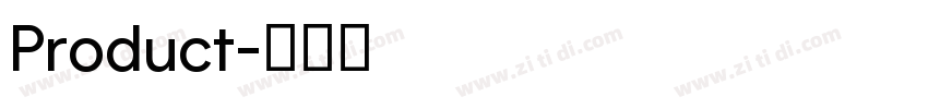 Product字体转换