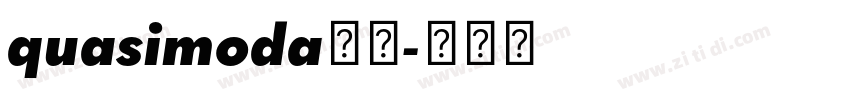 quasimoda字体字体转换