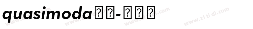 quasimoda字体字体转换