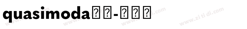 quasimoda字体字体转换