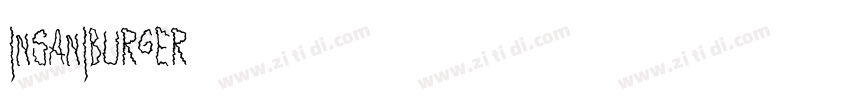 insaniburger字体转换