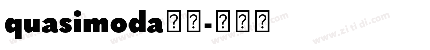 quasimoda字体字体转换
